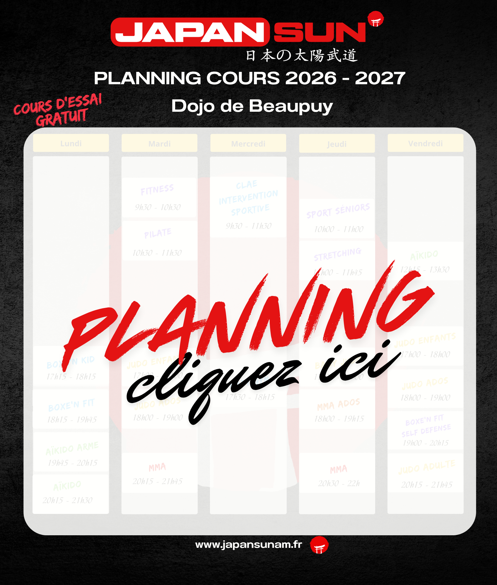 Planning cours Beaupuy (2)